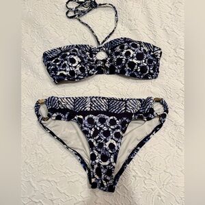 Michael Kors Navy & White Bikini